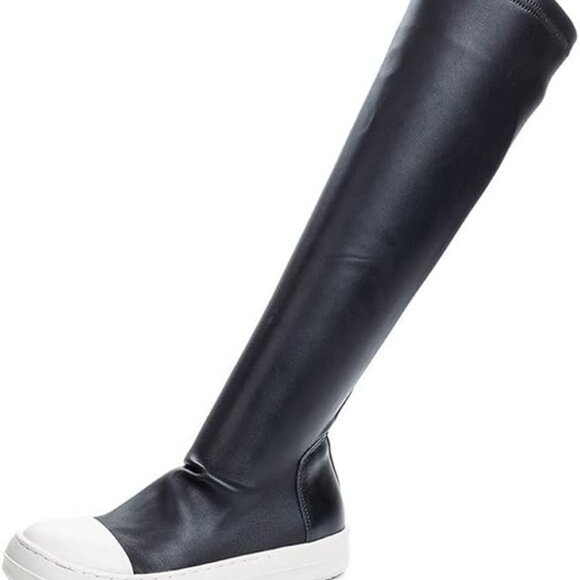 NWOT Women's Stretch Flat Over The Knee Thigh High Sneakers - Picture 3 of 3